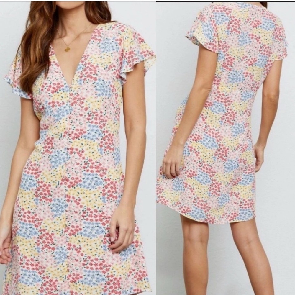 Rails Multicolor Floral Mini Dress